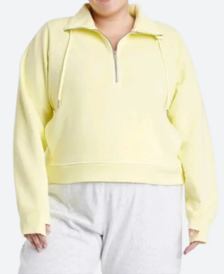 Cobra Kai S06 Samantha LaRusso Yellow Jacket Front Image