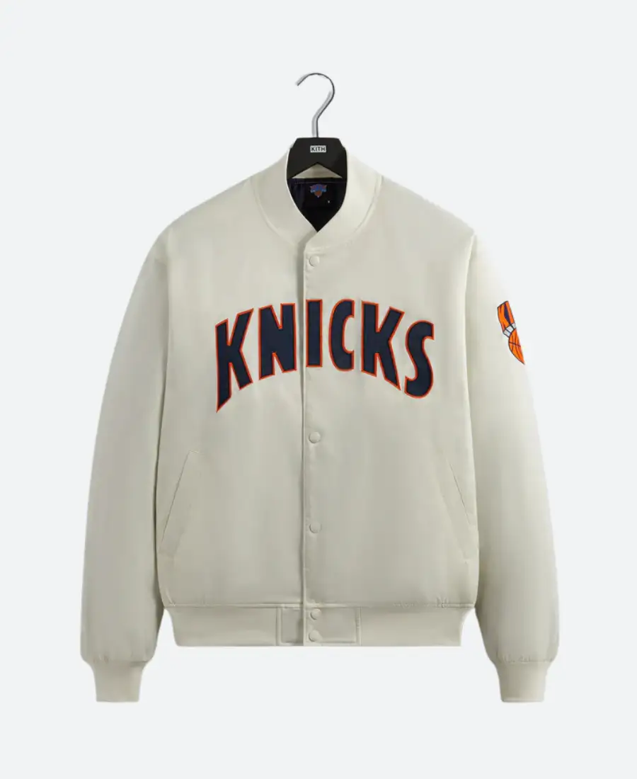 Kith Knicks Satin Bomber Jacket