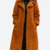 Only Murders in the Building S04 Mabel Mora Fur Long Coat Front Image