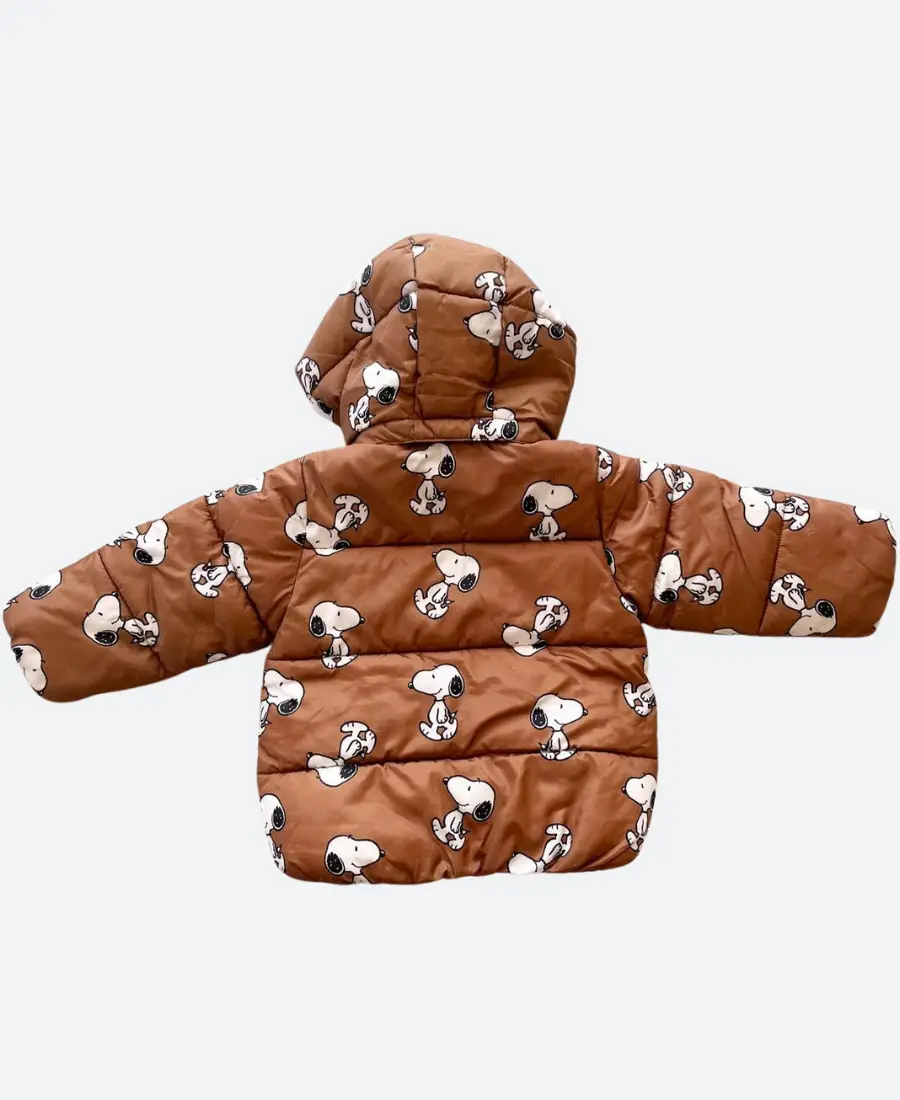 Snoopy Puffer Hooded Jacket