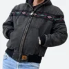 Vintage Carhartt Aztec Hooded Jacket