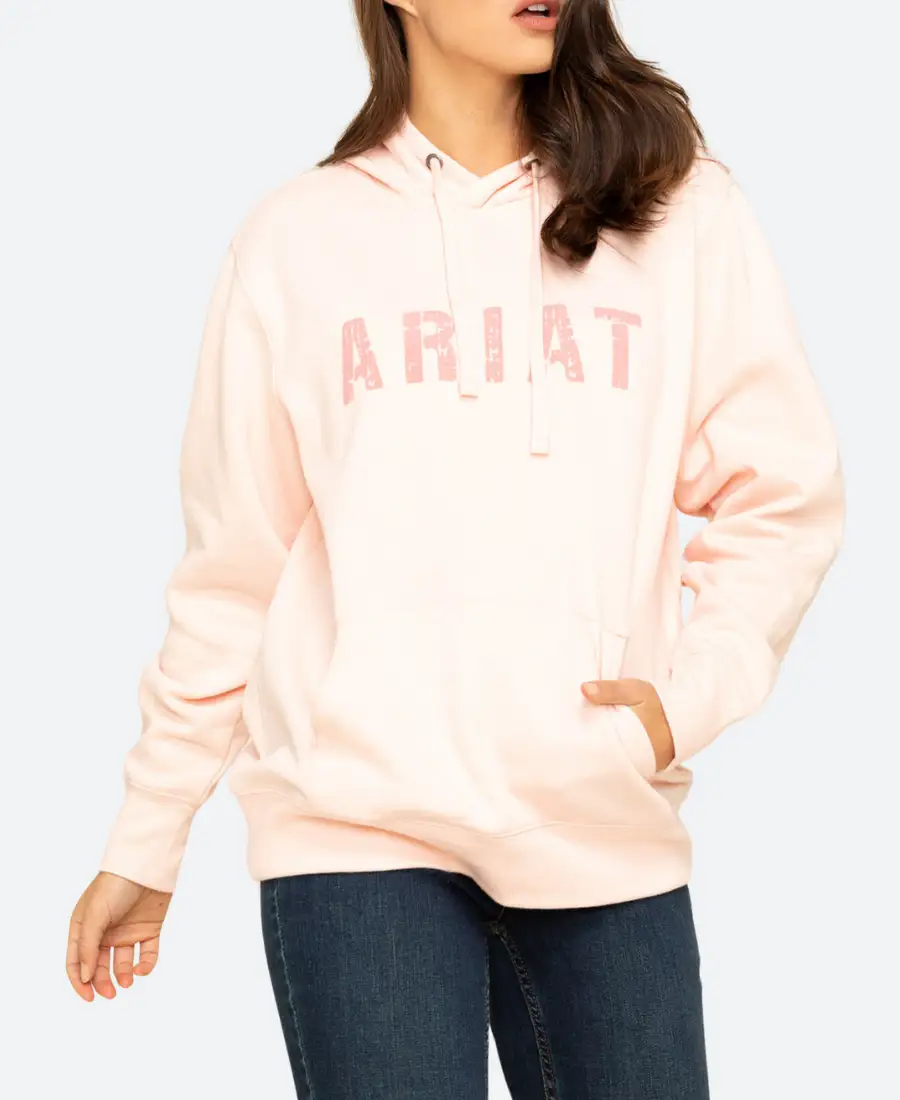 Women Ariat Pink Hoodie