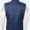 Yellowstone John Dutton Blue Quilted Vest 1