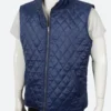 Yellowstone John Dutton Blue Quilted Vest 5