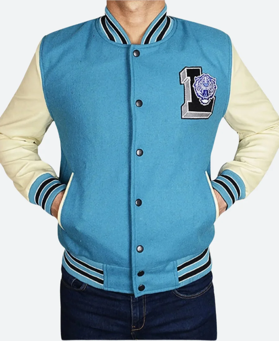 13 Reasons Why Bruce Walker Varsity Jacket Front Image