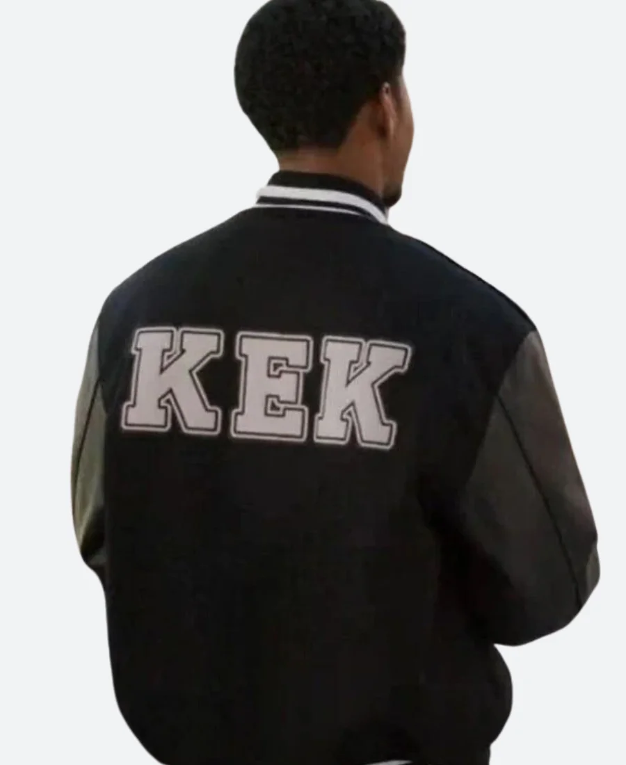 All American Homecoming JR KEK Varsity Jacket Back Image