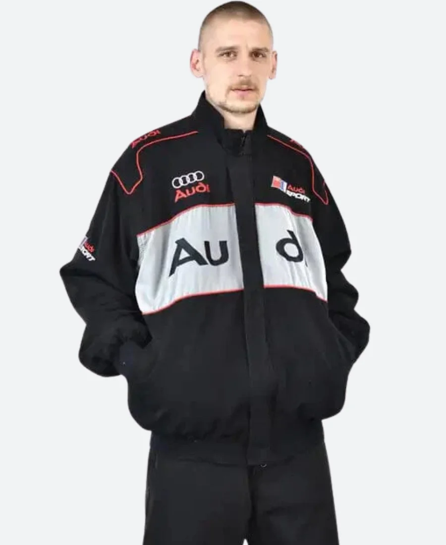 Audi Vintage Racing Jacket Front Image