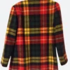 Lily Collins Emily In Paris Emily Cooper Plaid Coat Back Image