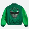 Power Rangers Green Varsity Jacket