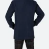 The Night Agent Peter Sutherland Peacoat Back Image