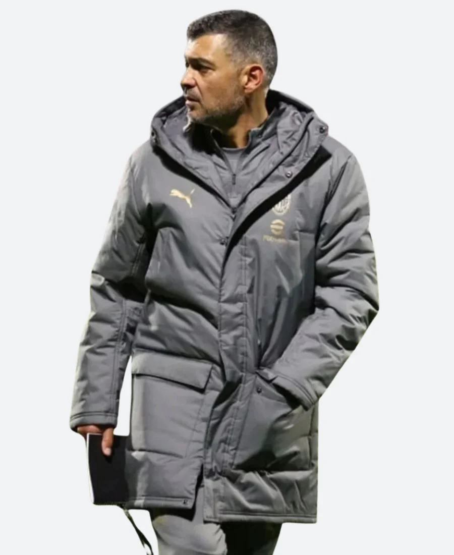 AC Milan Sergio Conceicao Puffer Coat Front Image