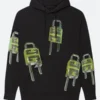 ASAP Rocky Oversized 4G Lock Print Hoodie