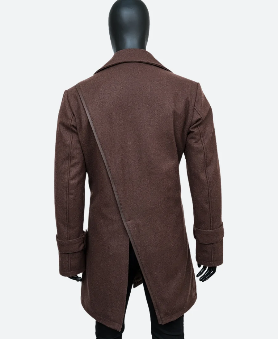 Aldis Hodge Cross Alex Trench Coat Back Image