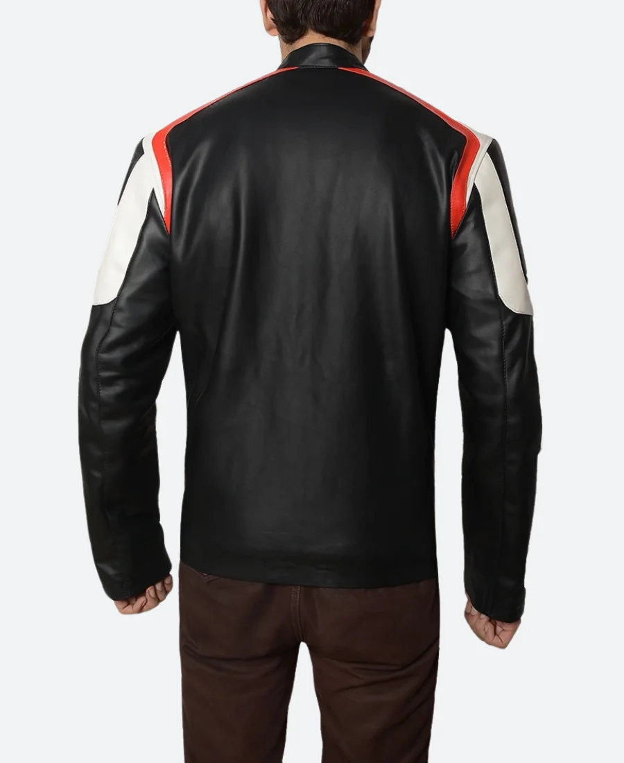 Arrow S05 Curtis Holt Fairplay Leather Jacket Back Image