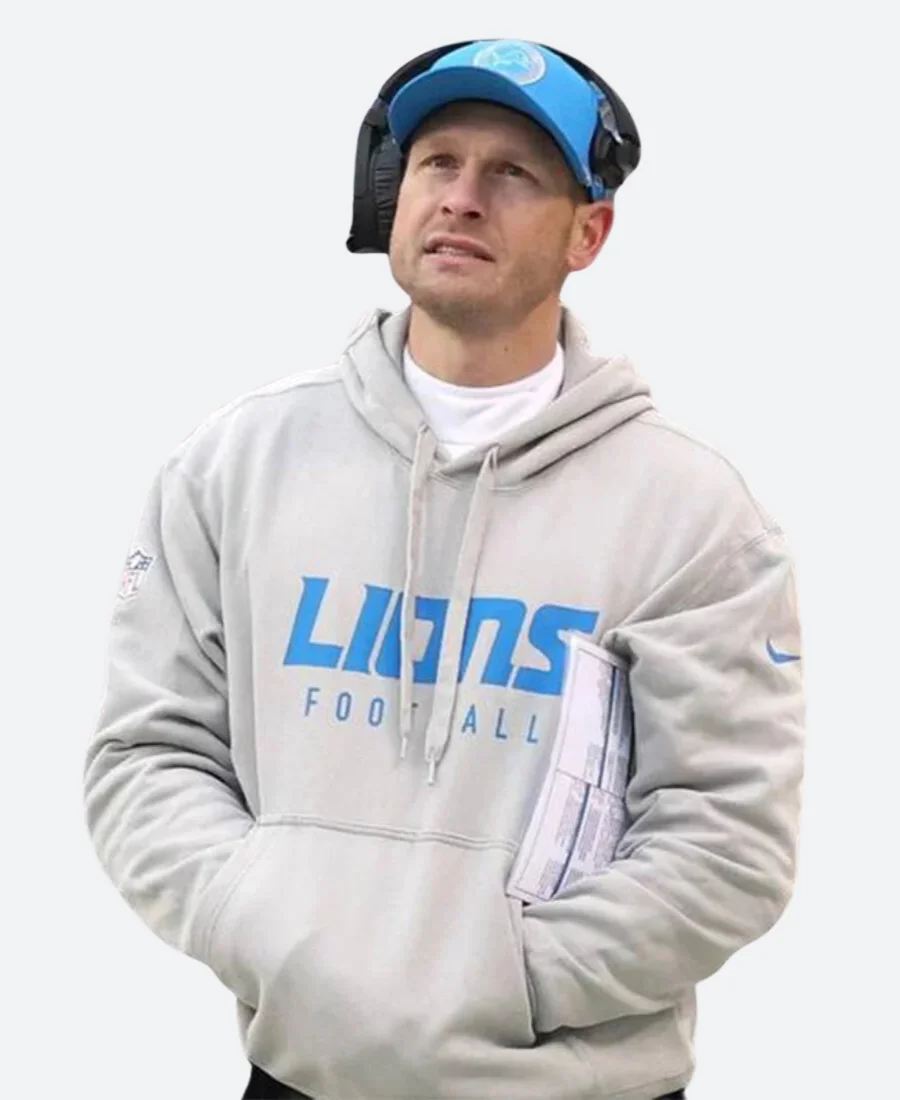 Ben Johnson Detroit Lions Hoodie Front Image