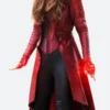 Captain America Civil War Scarlet Witch Leather Coat