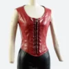 Captain America Civil War Scarlet Witch Leather Coat Inner Vest Image