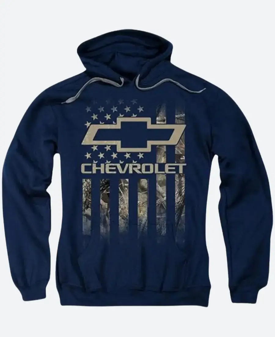 Chevrolet Camo Flag Hoodie