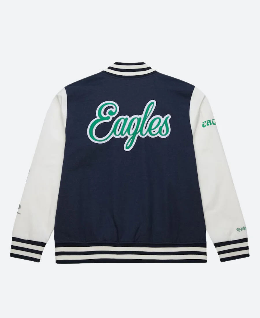 Dawn Staley Philadelphia Eagles Varsity Jacket Back Image
