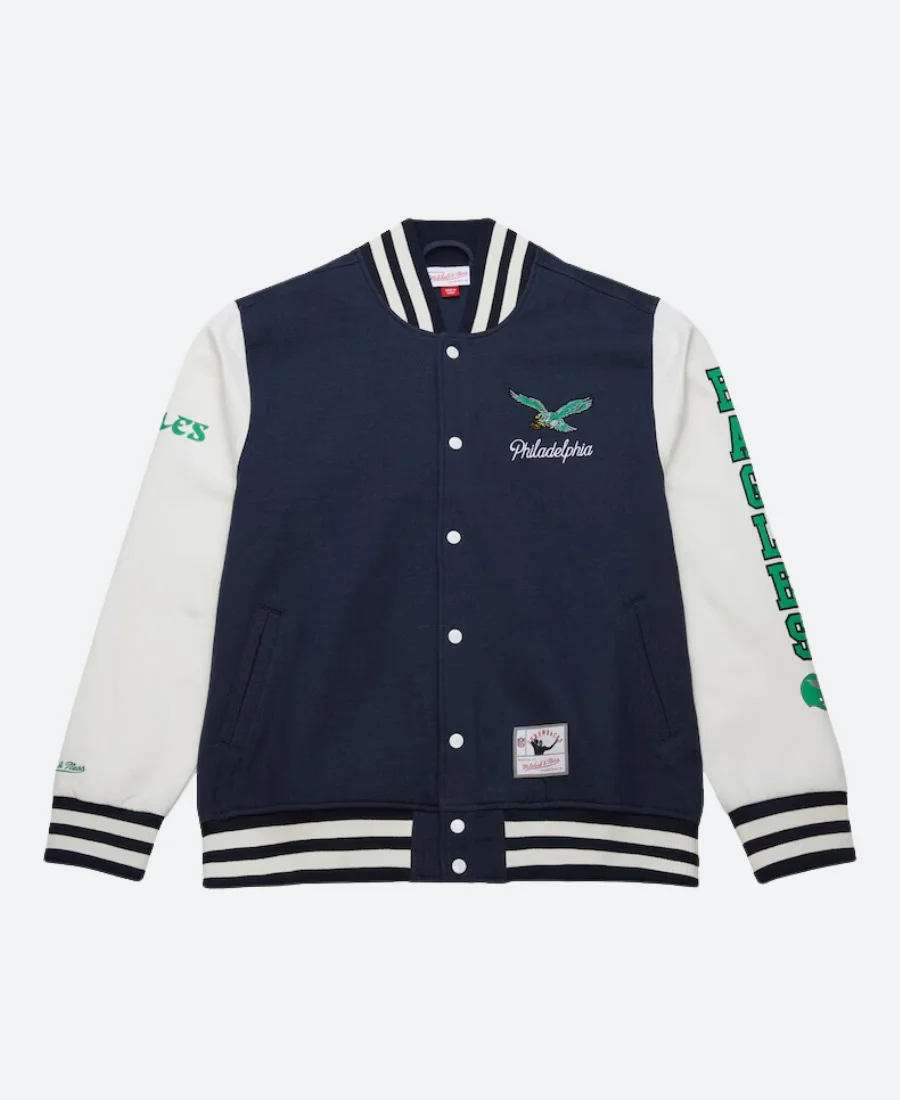 Dawn Staley Philadelphia Eagles Varsity Jacket Front Image