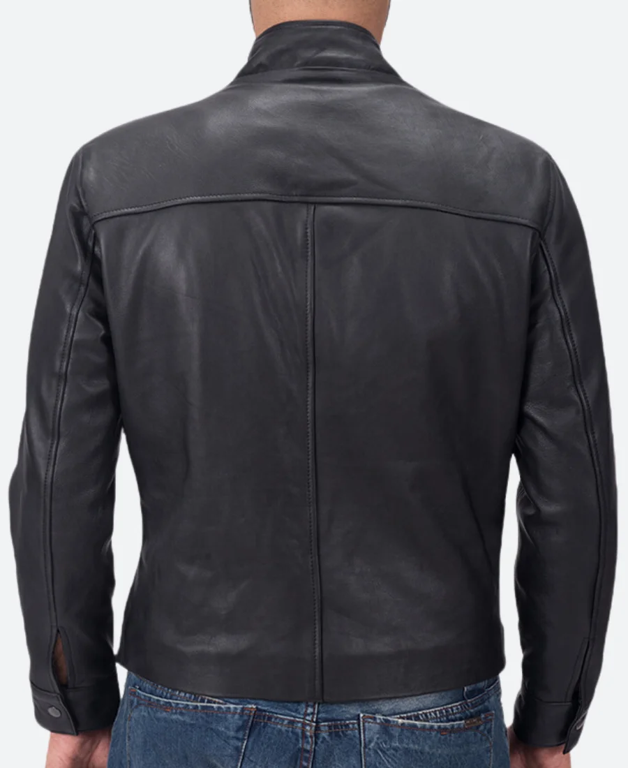 Den of Thieves 2 Pantera Nicholas Leather Jacket Back Image