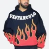 Drake Vaffanculo Flame Hoodie Front Imaage