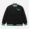 Mitchell & Ness Eagles Black Varsity Jacket