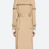 Power Book II Lauren Baldwin Trench Coat Back Image