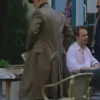 The Day of the Jackal Eddie Redmayne Trench Coat Back Image