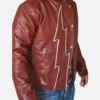 The Flash Jay Garrick Leather Jacket Side Image