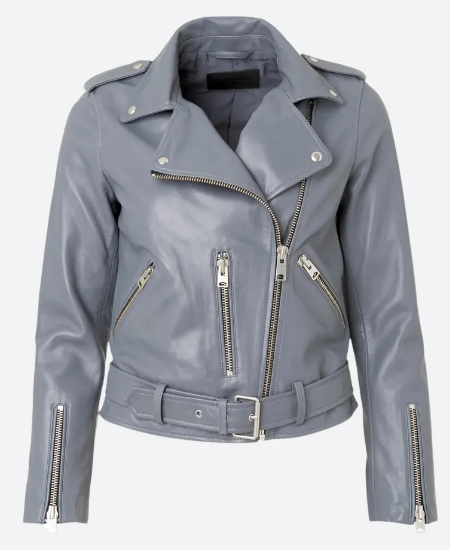 The Rookie Mekia Cox Biker Leather Jacket Front Imaage