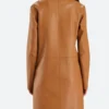 Virgin River S06 Melinda Monroe Leather Trench Coat Back Image