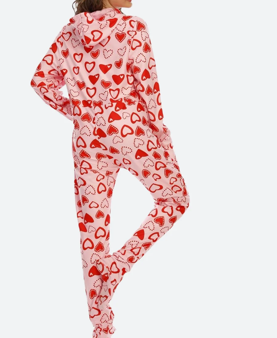 Carrie Preston Elsbeth S02 Heart Jumpsuit Back Image