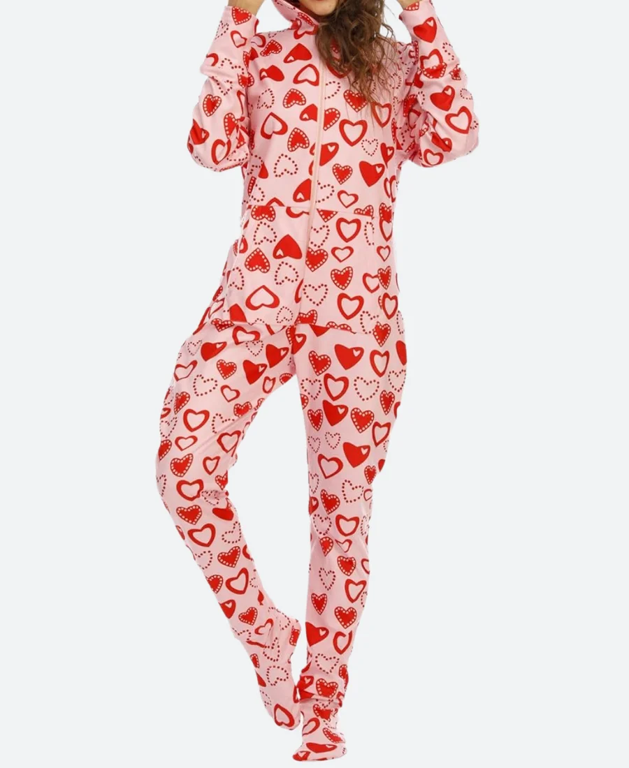 Carrie Preston Elsbeth S02 Heart Jumpsuit front Image