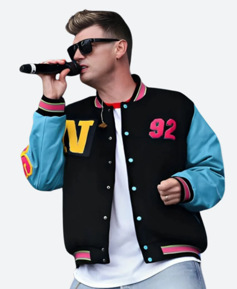 90 & 00 Talet Festival Nick Carter Varsity jacket Front Image