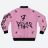 Ariana Grande World Tour 7 Rings Jacket Back Pink Image