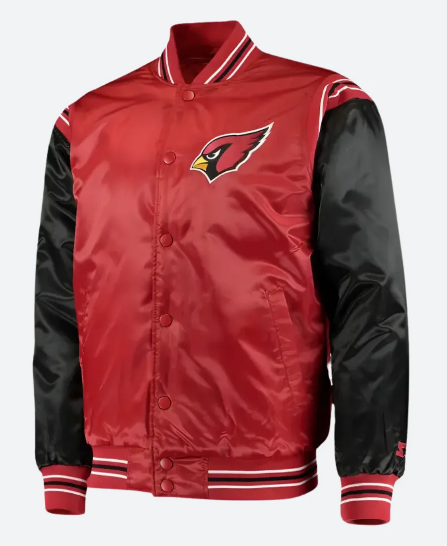 Arizona Cardinals Enforcer Letterman Varsity jacketFront Image