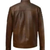 Boss Level Roy Pulver Leather Jacket Back Image