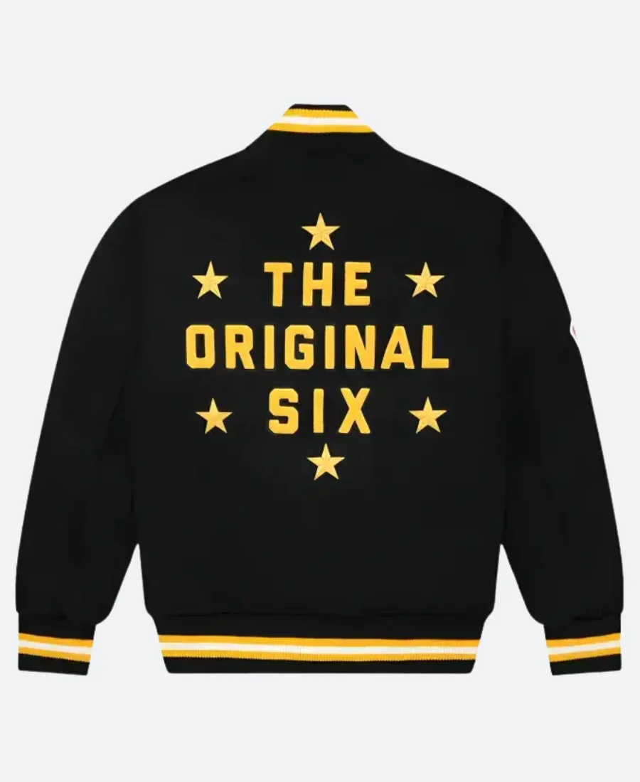 Boston Bruins OVO x NHL Jacket Back Image