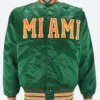 Miami Hurricanes Letterman Varsity jacket Front Image