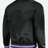 Sacramento Kings Letterman Varsity jacket Back Image