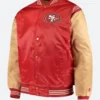 San Francisco 49ers Enforcer Varsity Jacket Front Image