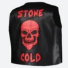 WWE Steve Austin DTA Stone Cold Leather Vest Front Image